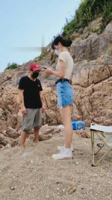 【暴力美学】海滩踢裆耳光踩踏 bf1848