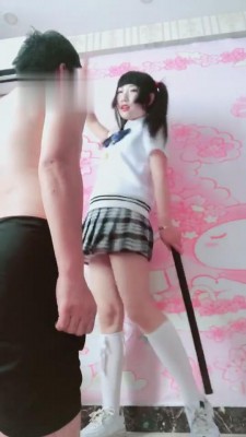 【兔粉粉】可爱JK范过膝白袜小白鞋羞辱男友【上】 bf2879