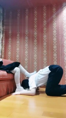 【汐汐】小白鞋原味棉袜辱狗 bf21924