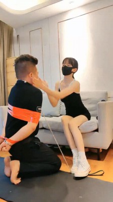 【暴力美学】搏击女教练的多用途家奴/人体沙袋/地毯脚垫 bf29134