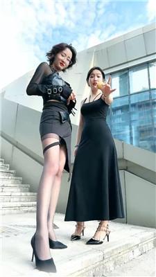 【有希子】双S-户外狗视角-踩踏喂食/口水 bf43922