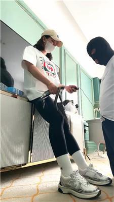 【冷颜】运动后超臭原味白袜气味辱/强制闻鞋 bf44239