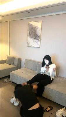 【黛樱】长靴+脏白鞋玩虐家奴【双视角版】 JS241117-14