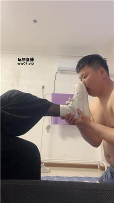 【涵】脏鞋白袜+黑丝恋足舔 JS250430-20