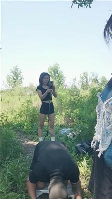 【梦梦女王】双S-户外-运动鞋棉袜踩贱奴【双视角版】JS250627-21