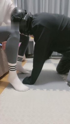 【曦晨】原味白袜羞辱狗废物 bf10643