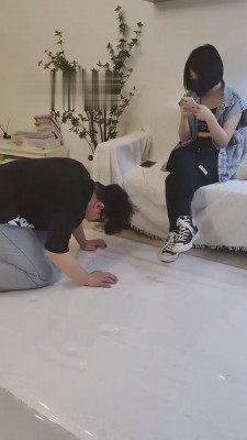 【圆圆】帆布鞋全体重踩踏棉袜羞辱【完整版】 bf10901