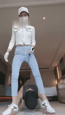 【多多】健身女神全体重踩狗/转胯 bf12156