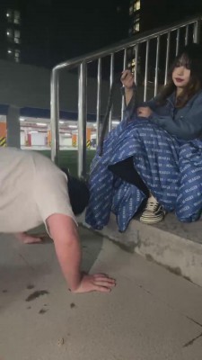 【关关】户外帆布鞋羞辱下贱奴 bf8490