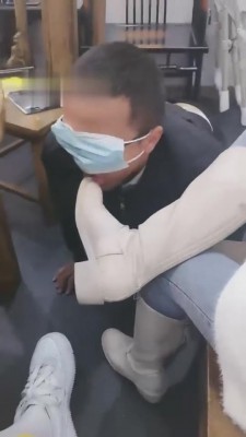 【萝莉糖糖】火锅店边吃边调狗 bf6363