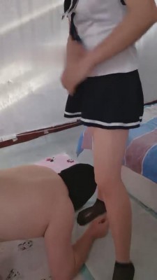 【冰心】学院风短黑丝美腿的诱惑 bf6850