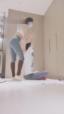 【may老师】给瑜伽会员上课被调 bf4130