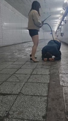 【开发素人】户外隧道长靴调狗 bf2919