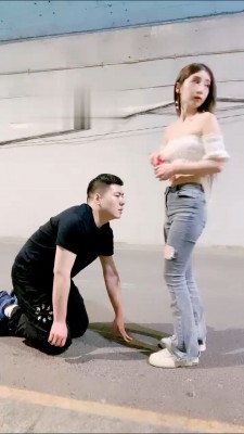 【领主老大】户外路人围观我调狗 bf16414