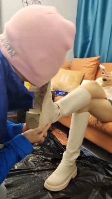 【万灵】长靴裸足踩踏喂食 bf22026