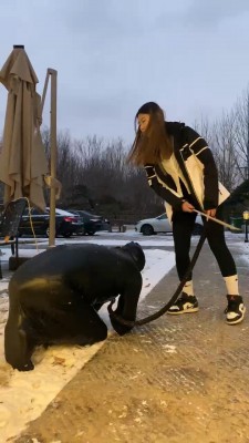 【星染】双主户外雪地暴力抽奴 bf23195