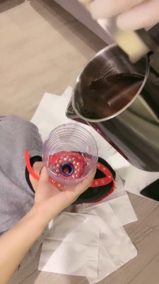 【小劳拉】超重口-强制开口器喂脏水口水呕吐物 bf23376