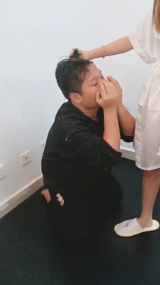 【美娜格格】内裤套头恋足诱惑调【双视角版】 bf23921