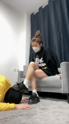 【莴兮】五花大绑-原味白袜强制辱狗 bf25315