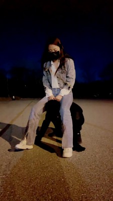 【语阳】小白鞋女神-超强户外骑马/骑脖子/重度耳光/狗链遛狗 bf25517