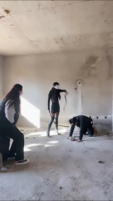 【妆主大大】和素人小姐姐-户外鞭打/骑马遛狗 bf25711