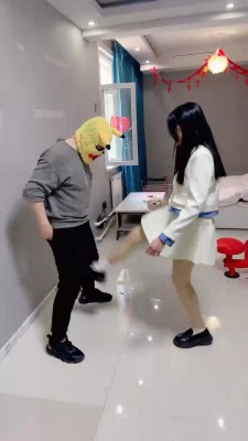 【精神小妹】3S学生重度踢打/踩踏/提档 bf26263