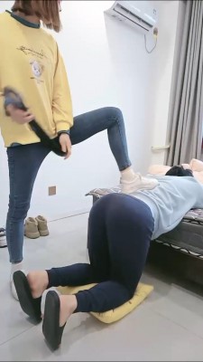 【黑猫】小白鞋重度踢踹专场 bf26435