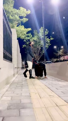 【语阳】惩罚迟到的狗-遛狗骑马爬行/转胯抽狗 bf26472