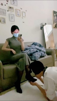 【黛樱】黑丝脚口吐酸奶脚喂食 bf26778