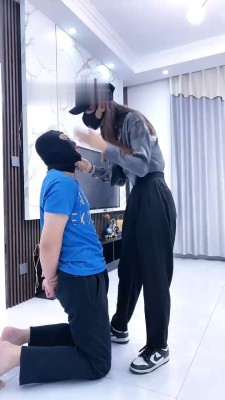 【美娜格格】连环耳光/AJ踢踹/捏狗舌/鞋插嘴/踩踏骑马 bf29259