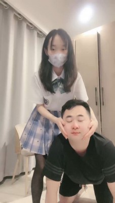 【子衿】JK学院风-皮鞋黑丝踩狗/脚插嘴/骑马抽耳光/提档 bf30033