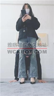 【灵竹】腿绞胯下辱/鞋脚抽耳光/高跟裸足恋足舔 JS240311-9