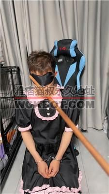 【杭州璐璐】变装奶狗戴手铐下跪虐 JS240416-8
