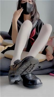 【奶味小仙女】白丝皮鞋榨金 JS240722-35