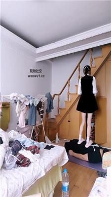 【桉】拖鞋白袜全体重踩踏 JS240807-1