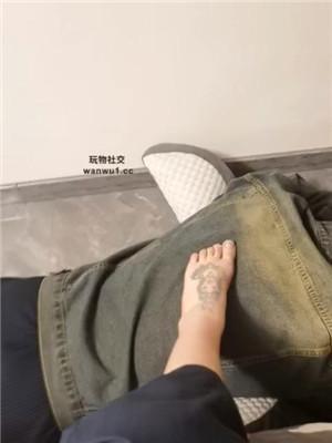 【恶毒少女】纹身女神裸足踩脚垫【完整版】 JS240813-7