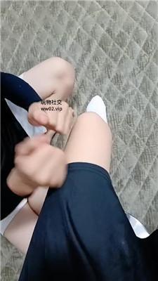 【姗姗】高跟+白袜踩脚奴/sp/碾压狗爪 JS240928-11