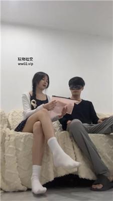 【甜恬】捆绑哥哥用白袜脚虐它 bf45773