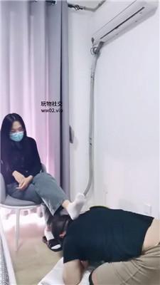 【上海汤圆】御姐范白袜玩虐家奴 JS241106-7