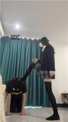 【甜恬】骑马过膝袜踢踹/裸足狂舔/坐脸窒息 bf46815