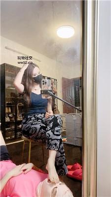 【予涵】镜前骑马/裸足恋足舔 JS241112-6