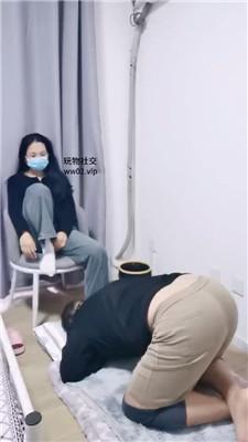 【上海汤圆】御姐范白袜脚踩家奴【下】 JS241112-11