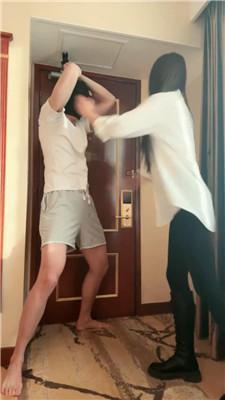 【苒溪】吊绑长靴白袜连环踢裆/骑马 bf48021