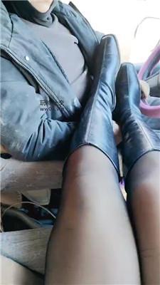 【李老师】车内调-长靴黑丝玩司机 JS241225-2