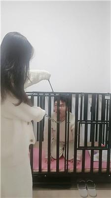 【薇薇】口球塞嘴鞭打/骑马/囚禁狗笼 JS250217-35