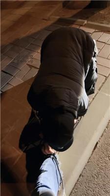 【大小姐S】深夜户外捆绑遛狗 JS250220-26