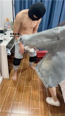 【白兔】抽耳光/舔脏鞋底/踩踏 JS250308-5