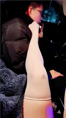 【苏晚】车内调-丝袜美腿恋足舔 JS250319-28