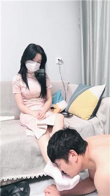 【诗琪】原味白袜踩虐奶狗 JS250607-39