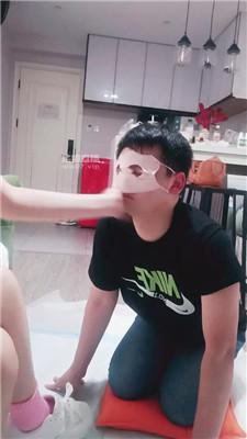 【羽唯】小白鞋-粉色棉袜踩踏喂食 JS250619-27